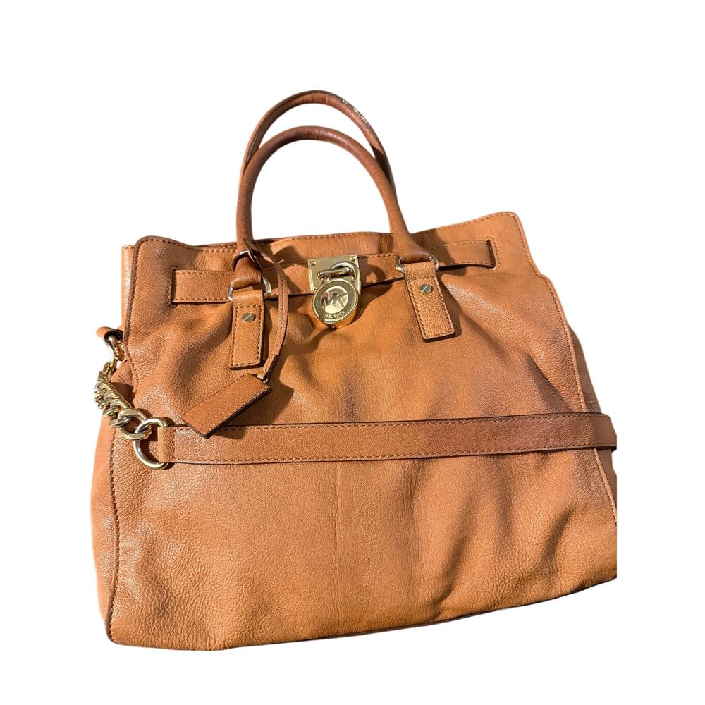 Michael Kors Hamilton, large leather satchel